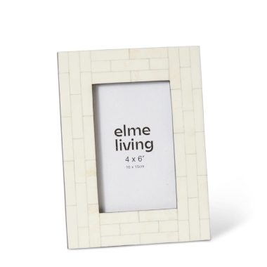 Emerson 4x6" Photo Frame - Cream