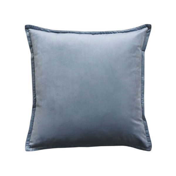 Mira Velvet Grey Blue Cushion