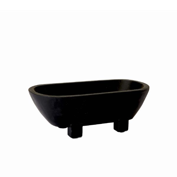 Maya Black Footed Bowl