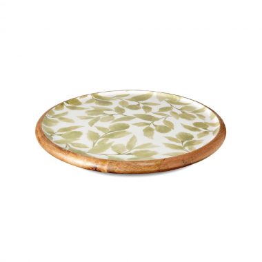 Riveria Green Round Platter