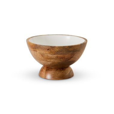 PALERMO PEDESTAL BOWL SMALL 24X24X14CM