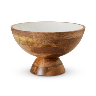 PALERMO PEDESTAL BOWL LARGE 35X35X21CM