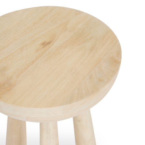 HUGO STOOL NATURAL 30X30X46CM