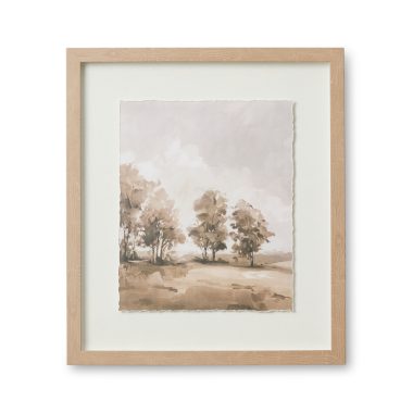 TREESCAPE SEPIA FRAMED ARTWORK