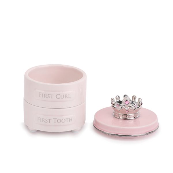 EC Pink Tooth/Curl Keepsake Box