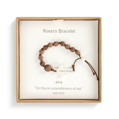 CB 9.5"L Boys Rosary Bracelet