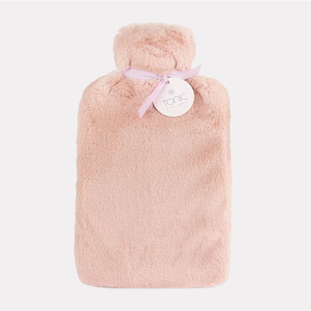 Deluxe Dusty Rose Hot Water Bottle – Village Home & Living