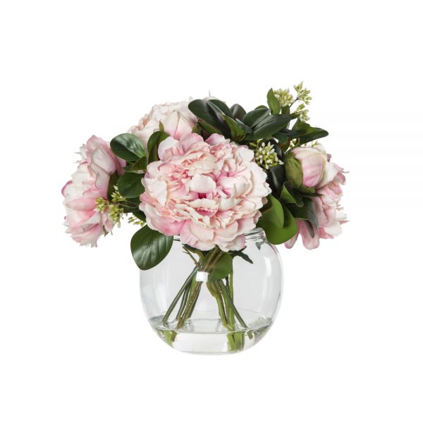 Peony Mix-Glass Fish Bowl