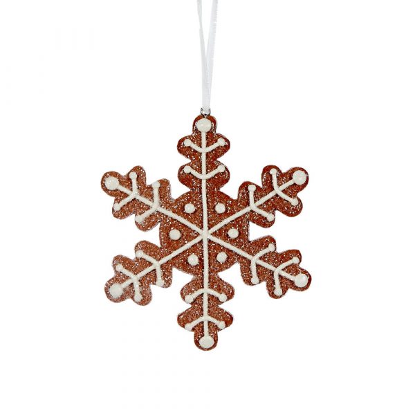 Snowflake Gingerbread Hanging