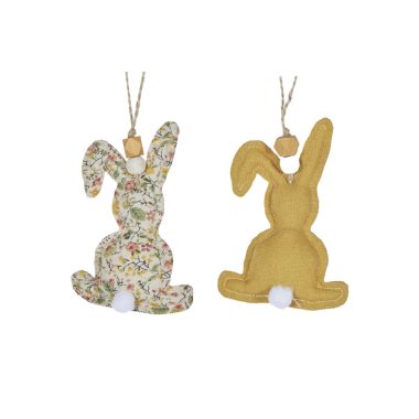 Asst Sunshine Rabbit Hanging Yellow