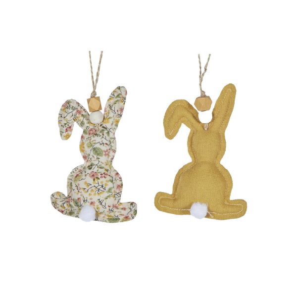 Asst Sunshine Rabbit Hanging Yellow