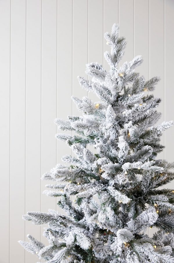 8FT Aspen Fir Snow Tree 450 Led