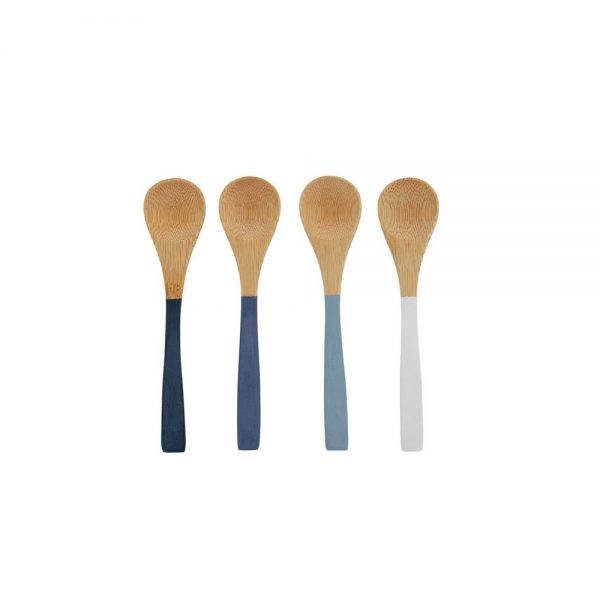 Bala s/4 Bamboo Spoons Blue