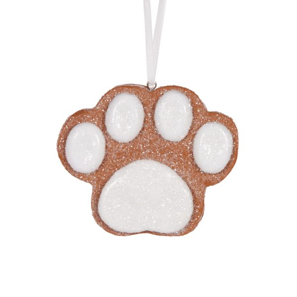 GINGERBREAD PAW HANGING