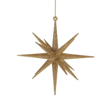 GOLD GLITTER ORBIT HANGING