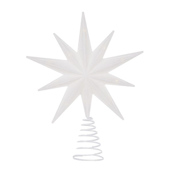 9 POINT LED WHITE TREE TOPPER