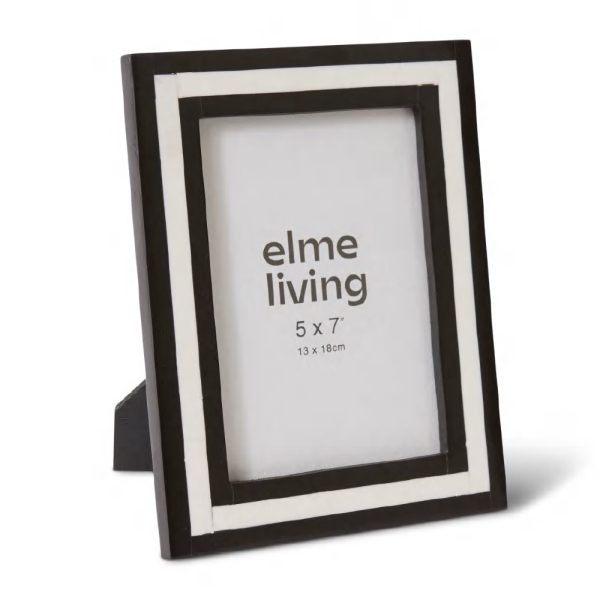 Jeewana 5x7"Photo Frame White/Black