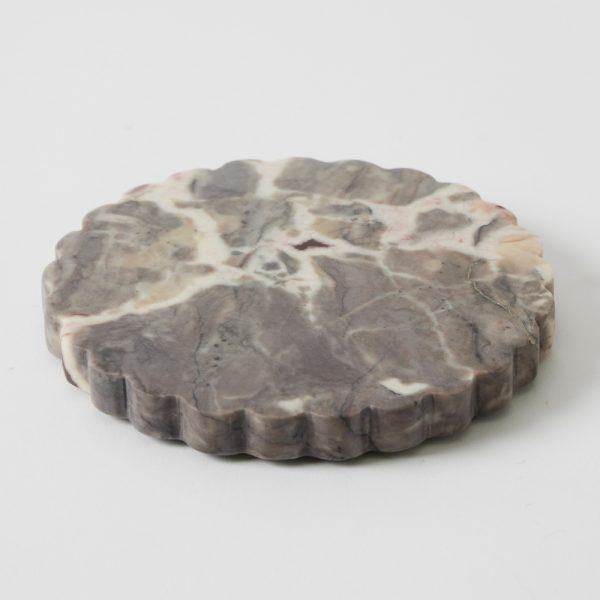 Levanto Round Deco Tray-Grey