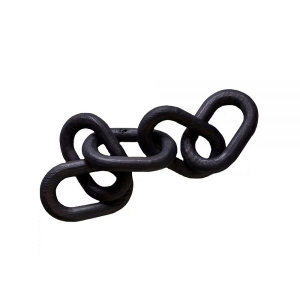 Black Wooden Chain 5-Link