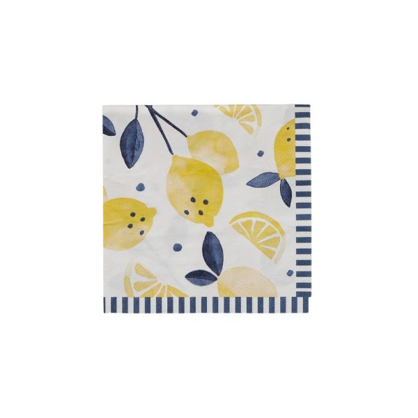 Limonata 20pk 3 Ply 33cm Napkin Navy