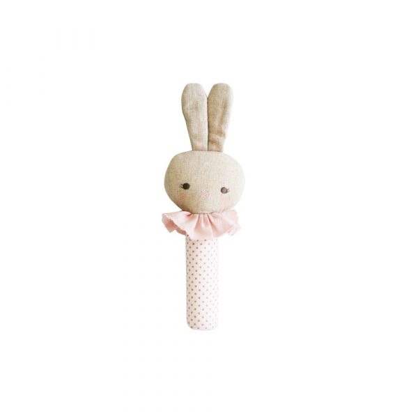 Roberta Bunny Squeaker Spot Pink