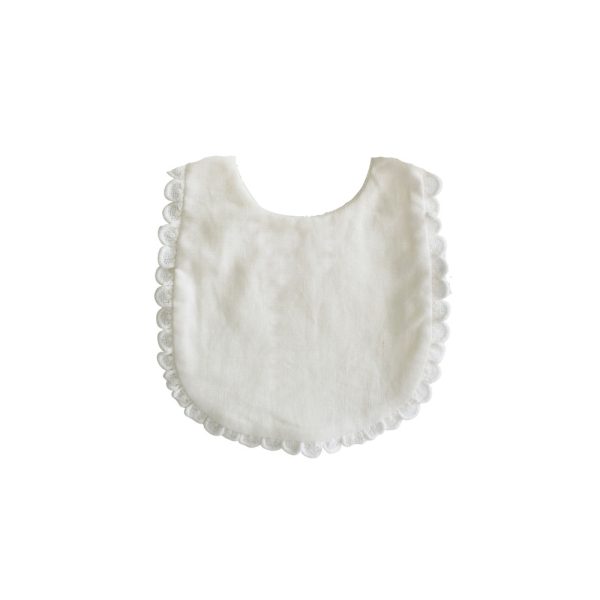 Sophie Bib Ivory Linen