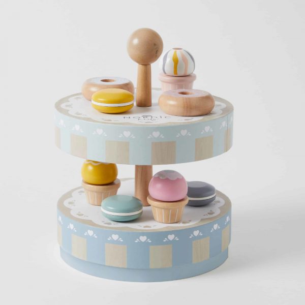 Wooden CAke Set Stand