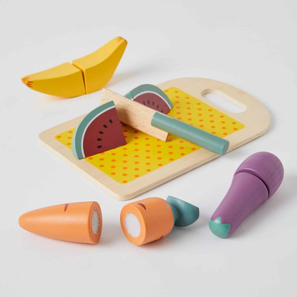 Wooden Fruit Chopping Set