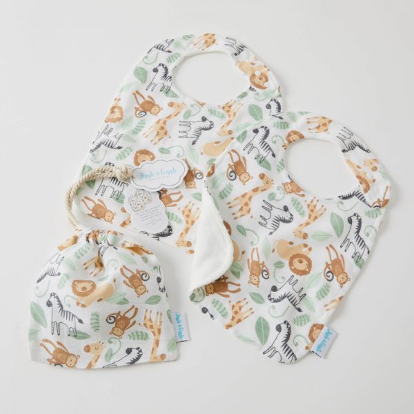 Safari Muslin Bib S/2