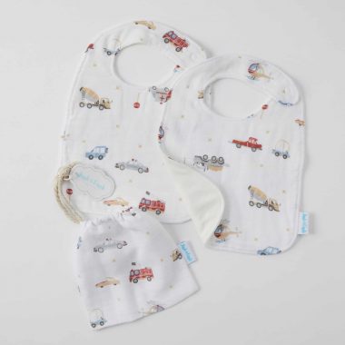 Transport Muslin Bib Set/2