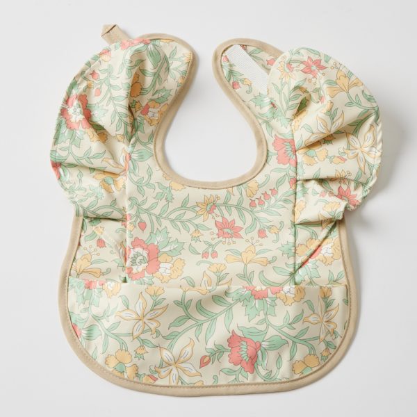 Spring Garden Frilled Bib