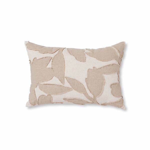 Noah Applique Natural/Off White Cushion