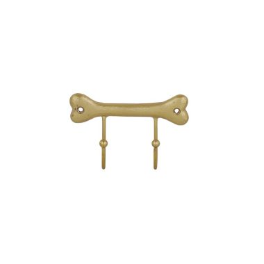 Bone Metal Wall Hook Gold