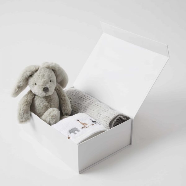 Grey Bunny Hamper Gift Set