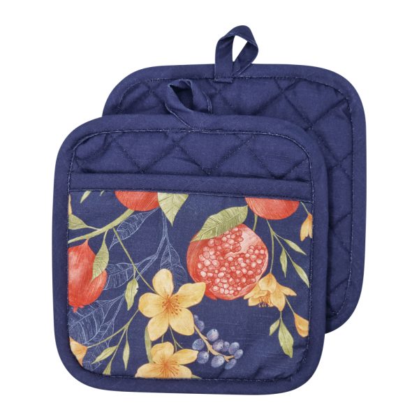 Pomegranate 2pk Pot Holder