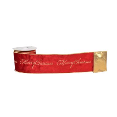 RED GOLD M/C RIBBON 100MM