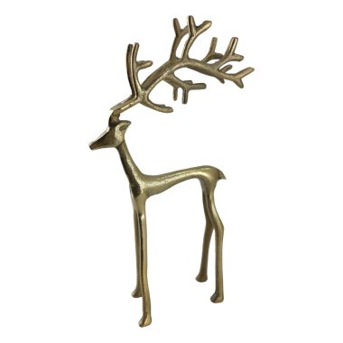 GOLD TWIG REINDEER 30CM