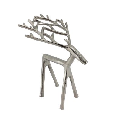 SILVER TWIG REINDEER 20CM