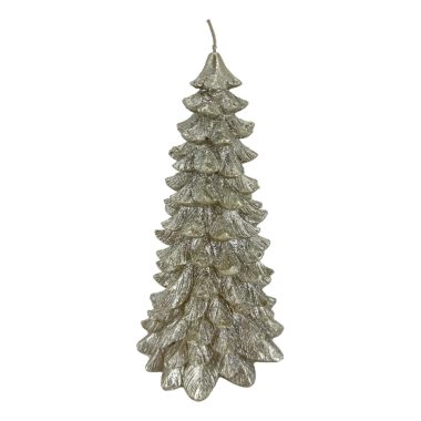 CHAMPAGNE TREE CANDLE MED