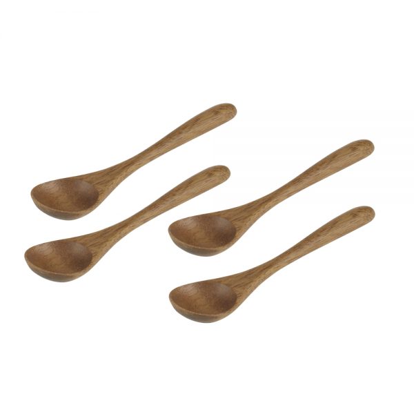 Acacia Dip Spoon Set/4