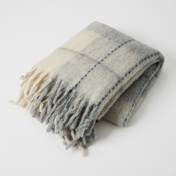 Wales Brushed Wool Blend Throw