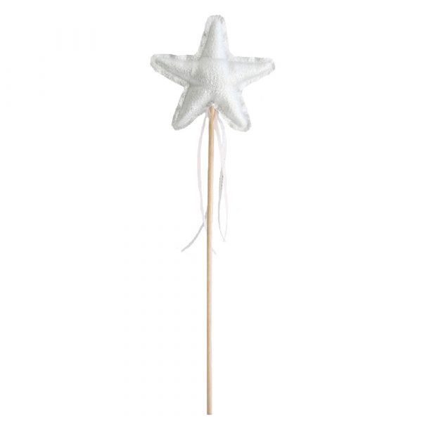 Sequin Star Wand Silver