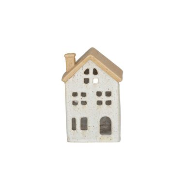 House Deco Ceramic 6x5x9cm Ivory/Natura