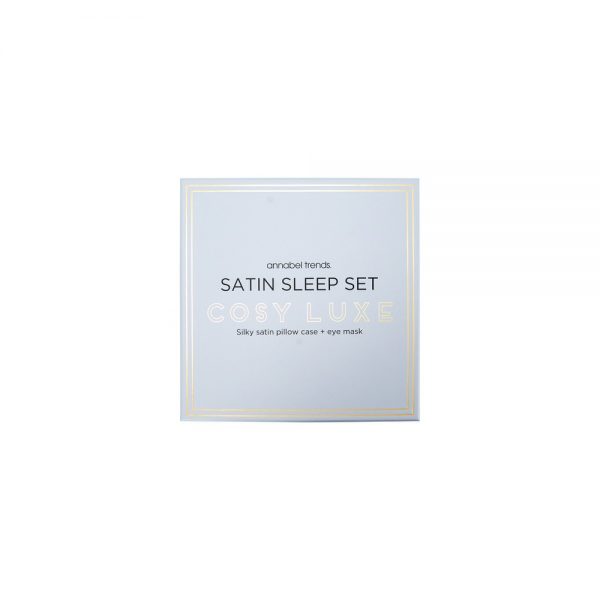 Sleep Set Cosy Luxe Satin Dusty Blue