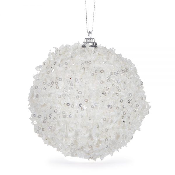 White Sprinkles Bauble