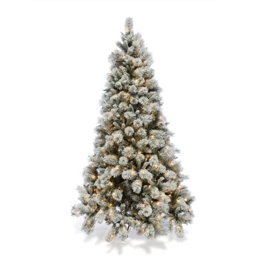 7.5 FT DOUGLAS FIR SNOW TREE - 420 LED