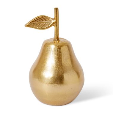 Pear Sculpture Gold