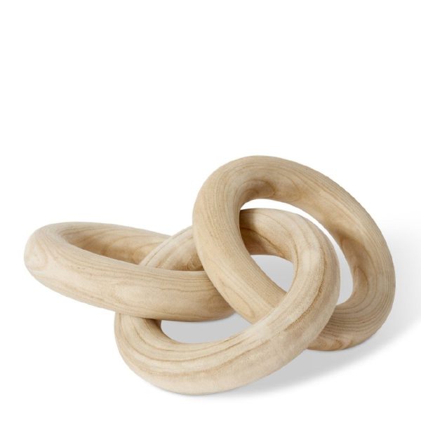 Chain Wooden Sculpture Natural