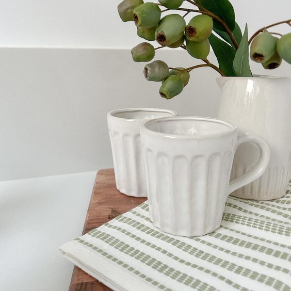 Bistrot Ceramic Jug White