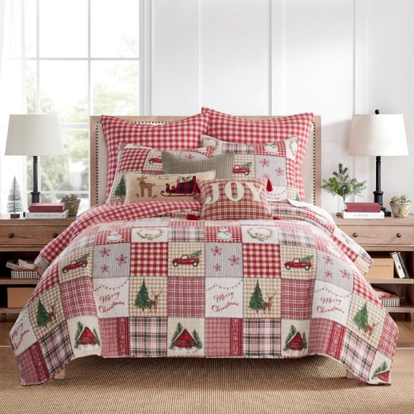 Home For Christmas Euro Sham Set/2